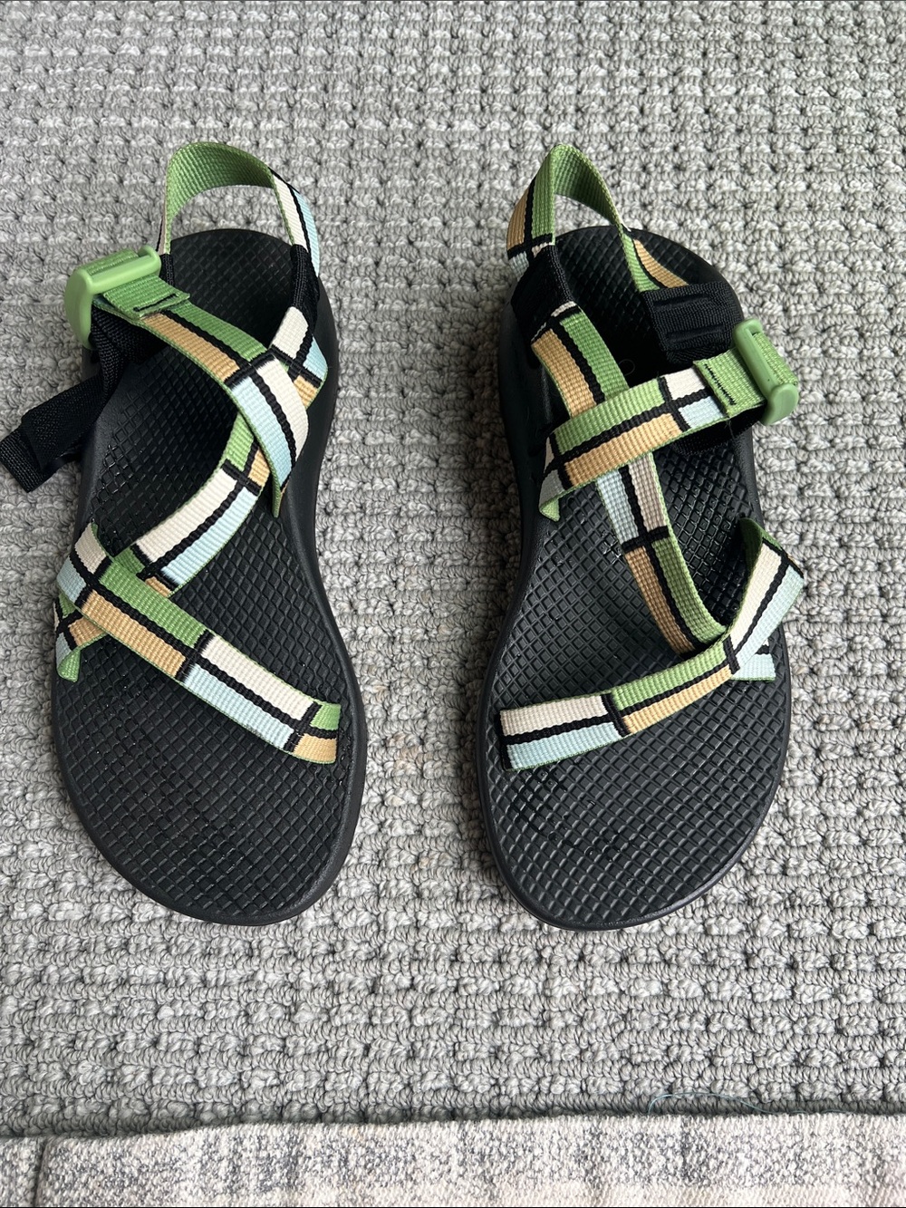 Chaco Women’s Adjustable Sandals in Black, Green, Cream and Tan